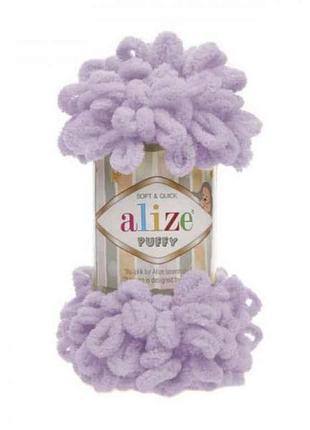 Пряжа puffy 27 5шт/уп 100% мікрополіестер 100г 9,2м тм alize