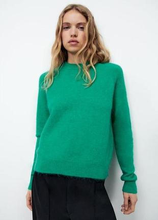 Джемпер вовна з альпакою zara жіночий