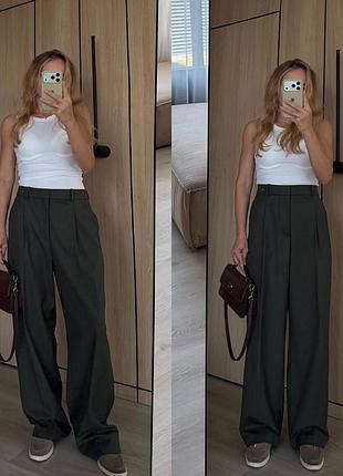 Брюки uniqlo висока-низька посадка