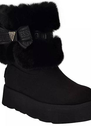 Жіночі чоботи guess зі штучним хутром