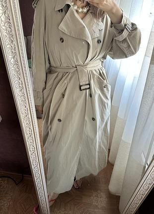 Класичний бежевий тренч люкс бренду aigner