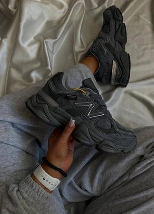 New balance 9060 all grey cordura (термо-мембарана), new balance 9060