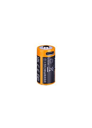 Акумулятор 16340 fenix 800 up mah li-ion type-c