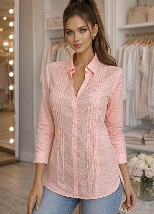 Блузка блуза з бавовни довгий рукав розмір  l -xl (48-50)