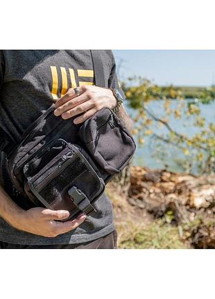Сумка кросс-боди nextorch tex20t 6.5 л, черная, 1000d cordura, водостойкая, универсальная 3