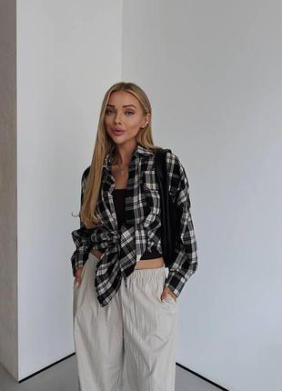 Рубашка в клетку 5