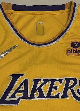 Nike basketfan - nba los angeles lakers james №6 - майка спортивна баскет нба  лейкерс- леброн джеймс №6 - xl
