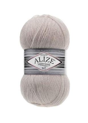 Пряжа tig super lana 599 5шт/уп тм alize