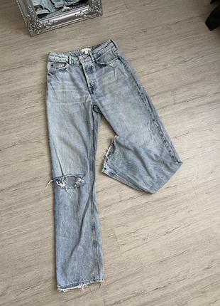 Блакитні джинси h&m 36/4