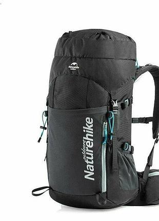 Рюкзак туристический naturehike nh18y045-q, 45 л, черный, эргономичный, прочный