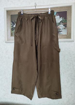 Шоколадные, бриджи, кюлоты бренд zara