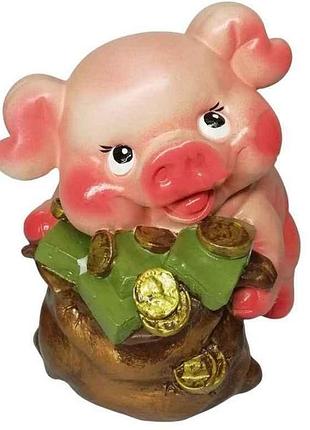 Копилка свинья для денег my piggy 24см тм adeko
