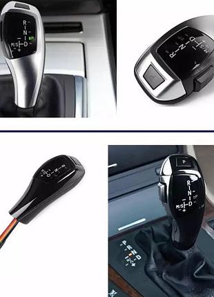 Ручка передач, селектор акпп bmw 5 series e60 e61 e63 e64 led-дисплеем цвет черный 5