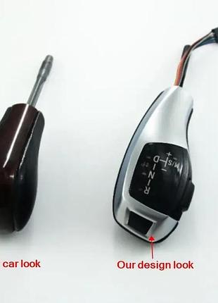 Ручка передач, селектор акпп bmw 5 series e60 e61 e63 e64 led-дисплеем цвет черный 10