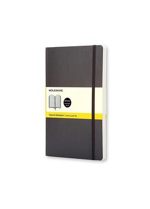 Блокнот moleskine classic карманный, клетка черный мягкий (qp612)
