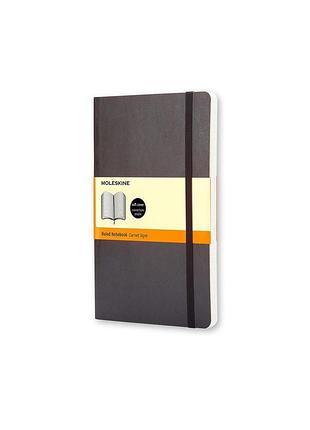 Записник moleskine classic кишеньковий, лінійка чорний м’який (qp611)