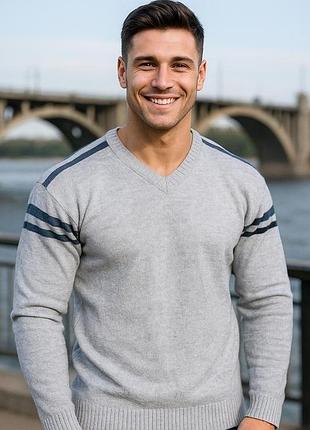 Свитер джемпер пуловер мужской теплый размер 3xl (54)