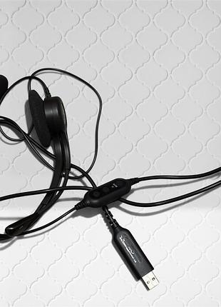Навушники logitech pc 960 stereo headset usb (981-000100) 4
