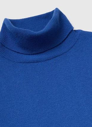 Жіночий синій прямий гольф benetton 2