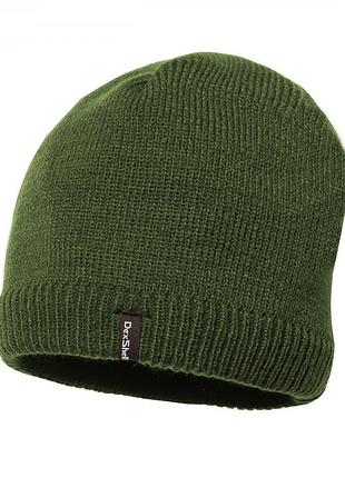 Шапка водонепроникна dexshell dh372-og l/xl (58-60 см) оливкова зелена – мембранна, дихаюча, вітрозахисна для полювання,