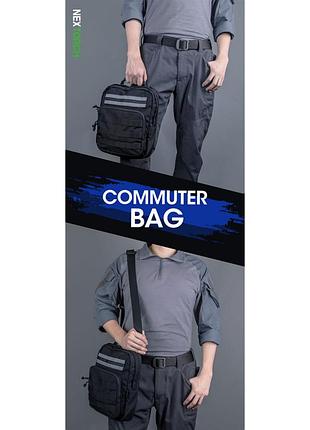 Сумка кросс-боди nextorch tex20c, 8л, нейлон cordura 1000d, система molle, 225x295x120 мм 2