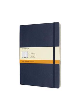 Записник moleskine classic великий, лінійка сапфір м’який (qp621b20)