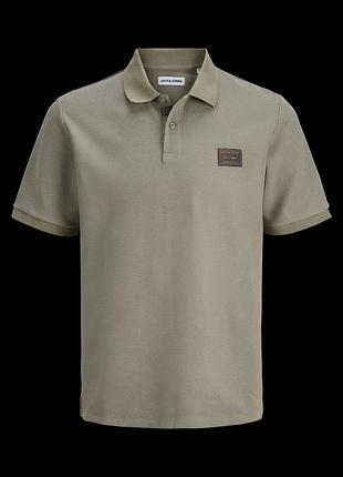 Мужское прямое поло jack & jones vetiver, m 3