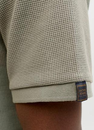 Мужское прямое поло jack & jones vetiver, m 4