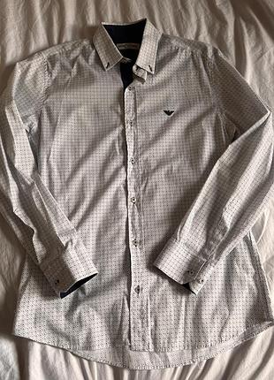 Сорочка emporio armani розмір s чоловіча slim fit