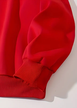 Яркое красное худи oversize ❤️ 2