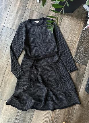 Сукня chanel шанель max studio гусяча лапка трикотажна s m&s