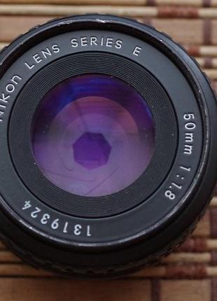 Nikon series e 50mm 1,8 nikon ai грибок под чистку