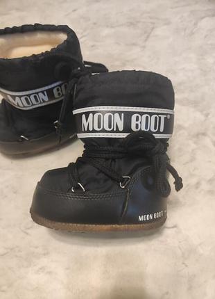 Дитячі чоботи moon boot icon mini nylon