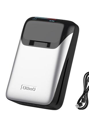 Портативное зарядное устройство litheli power bank 20000 mah, 45w usb-c, fast charge, с дисплеем, u20by04b