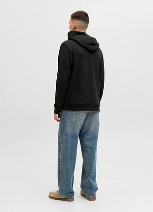 Мужское чёрное прямое худи jack & jones 2