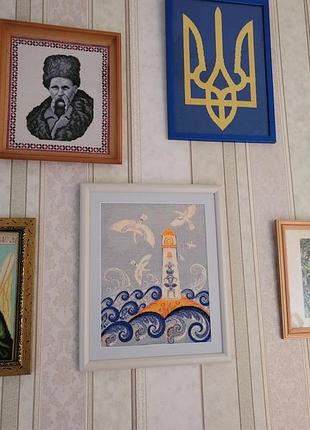 Вышитый портрет тараса григовича шевченка 2