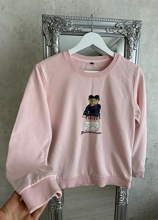 Світшот жіночий polo ralph lauren в рожевому кольорі
