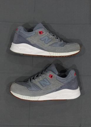 Кроссовки женские new balance с замшевыми вставками- размер 37