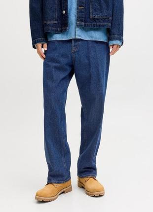 Чоловічі сині baggy джинси jack & jones 33/32