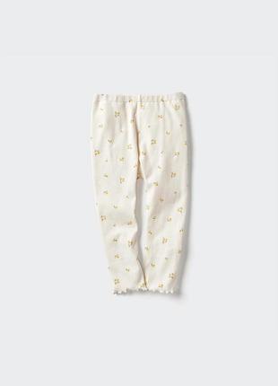 Дитячі штани в рубчик uniqlo легінси з принтом