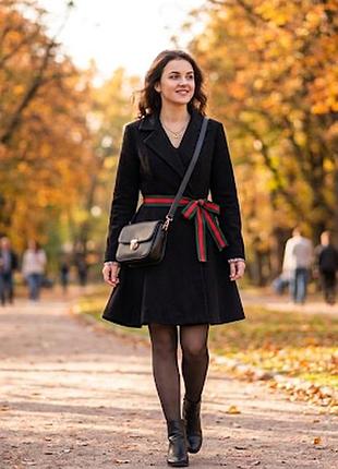 Приталене пальто-жакет у стилі dress coat від elena pokalitsina (m / 38 / 46)