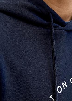Чоловіче синє пряме худі jack & jones 6