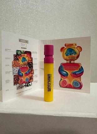 ❤️moschino toy 2 gummy, пробник, оригинал 2