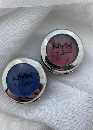 Тіні для повік nyx professional makeup prismatic shadows 08 blue jeans, nyx professional makeup prismatic shadows 17 dollface