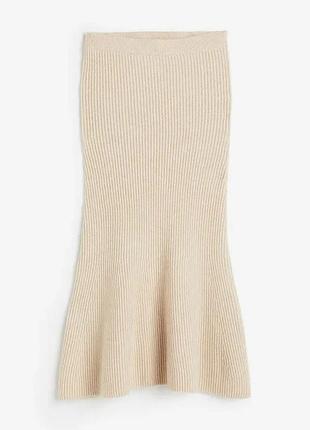 Вязаная макси юбка h&amp;m 4