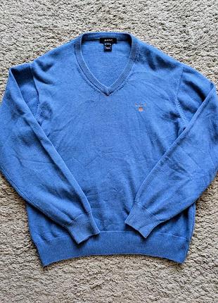 Винтажный катовой пуловер gant, size m, состояние отличное, плечи 48 подмышки 54 рукав 60 длина 66