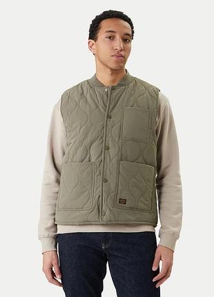 Чоловічий dusty olive жилет jack & jones