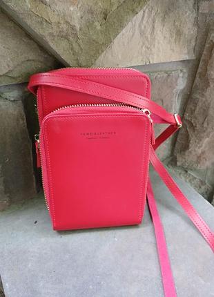 Женская сумочка через плечо yamei &amp; leather.