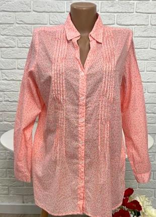 Блузка з натуральної тканини коттон розмір l-xl (48-50)  бренд " walbusch"