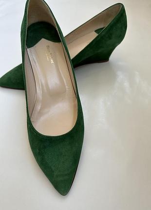 Туфли женские, замш, blue velvet р.39